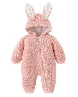 Fleece Hooded Romper